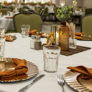 Wedding Decor Warm Neutrals