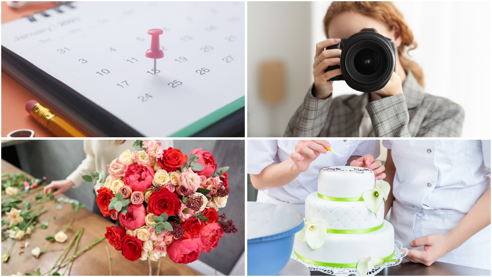 Stages of wedding planning