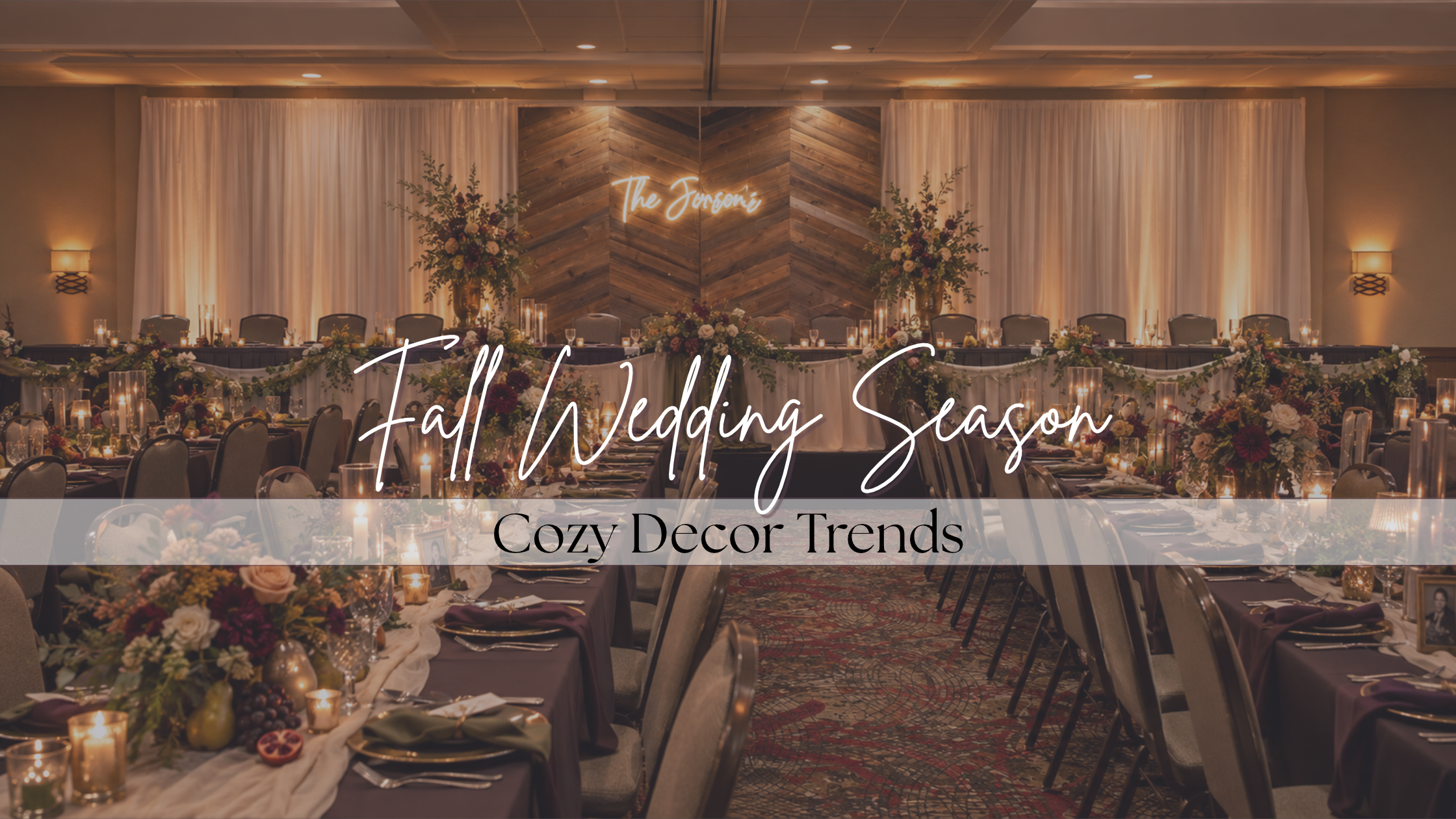 Fall Wedding Trends for 2026